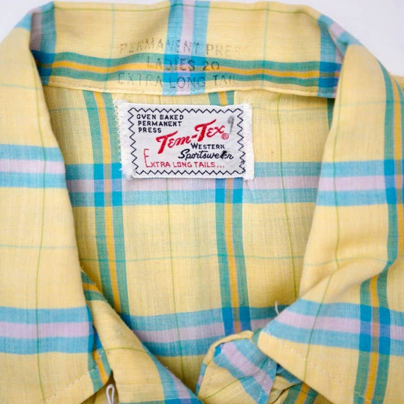 Vintage Tem-Tex Cowboy Western Wear Shirt - Picture 4 of 6